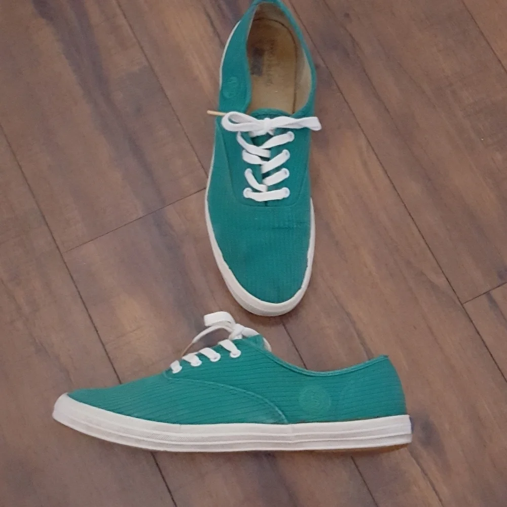 Keds - Vintage‎ Original Green Corduroy Sneakers